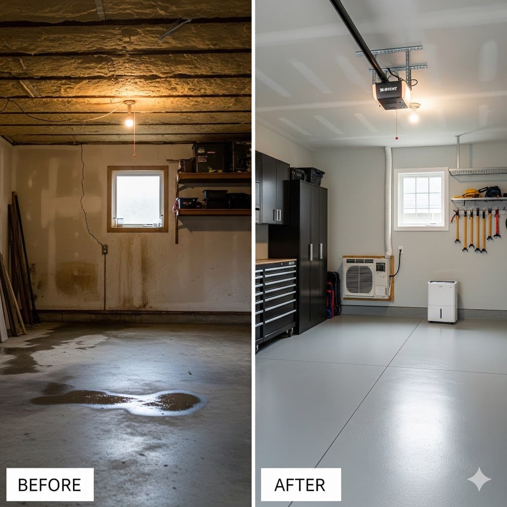 Garage Makeover Climate Control Upgrades West Palm Beach, FL