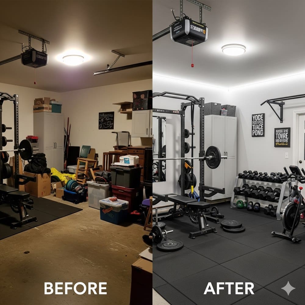 Garage Makeover Fitness Upgrades West Palm Beach, FL