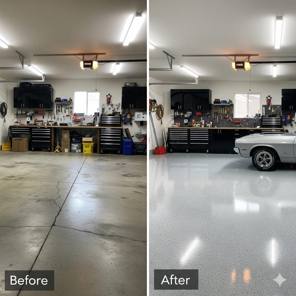 Garage Makeover Flooring Upgrades West Palm Beach, FL