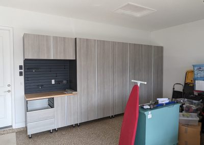 Petruzzelo – Cabinets, Slatwall, and Flooring (Boynton Beach, Florida)
