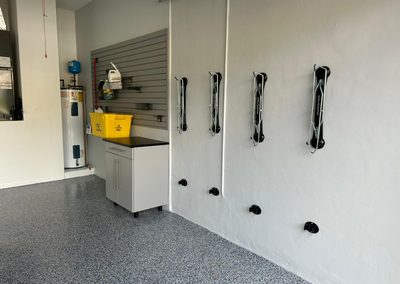 Molina – Flooring, Cabinets, Overhead Rack, Monkey Bar Shelving, Slat Wall, AWS, Bike Racks (West Palm Beach, Florida)