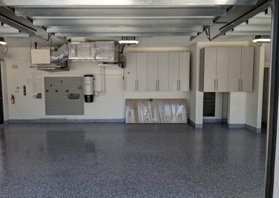 Young – Slat Wall, Bike Racks, Inverted Shelf, Epoxy Flooring, Cabinets (Boca Raton, Florida)