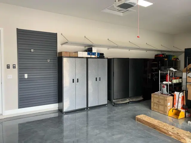 Custom garage cabinets installed by Garage-Tastic in West Palm Beach (photo 1)