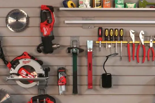 Garage slatwall storage wall by Garage-Tastic in West Palm Beach (photo 2)