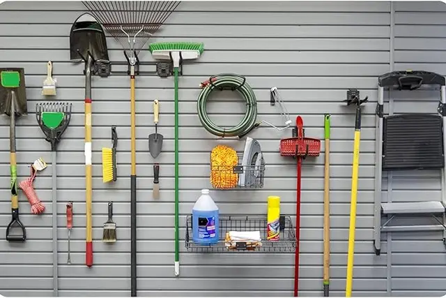 Garage slatwall storage wall by Garage-Tastic in West Palm Beach (photo 5)